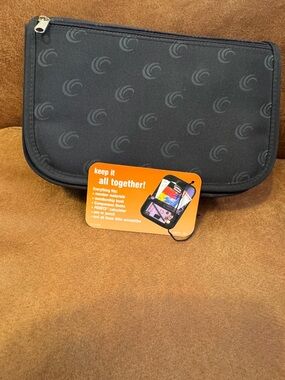 Weight Watchers Black and Gray Zip Pouch